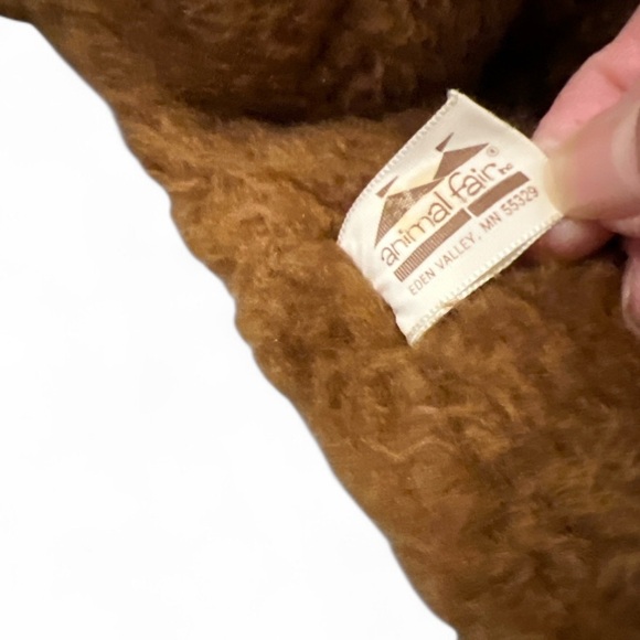 Vtg Animal Fair  Brown Eye Spot Friend Of Henry Floppy Puppy Dog Stuffed Plush - Picture 5 of 8